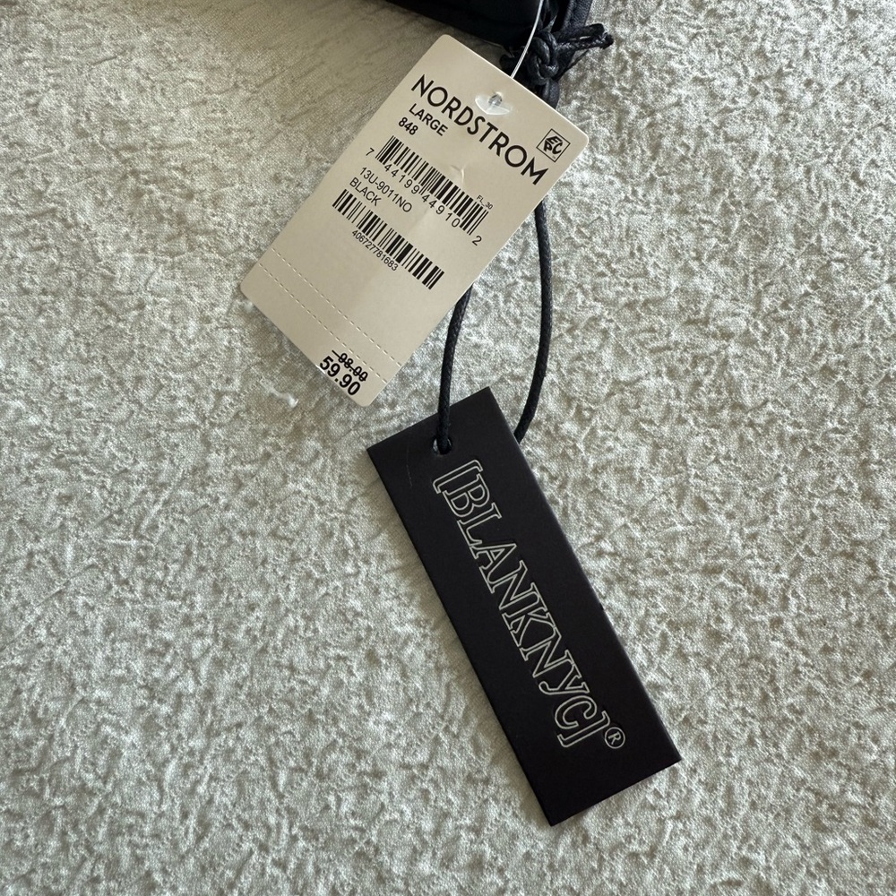 Blank NYC Black Faux Leather Jacket - Picture 3 of 5